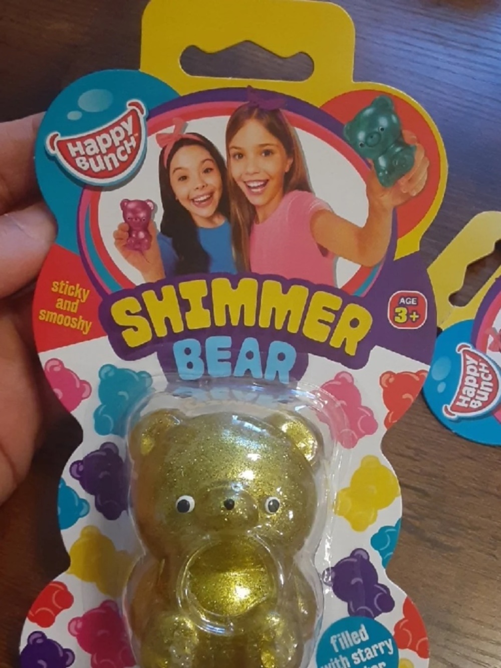 Shimmer Bear Squishy Stress Relief Toy - Picture 4 of 7
